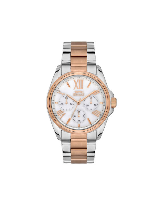 Slazenger Uhr Chronograph mit Metallarmband