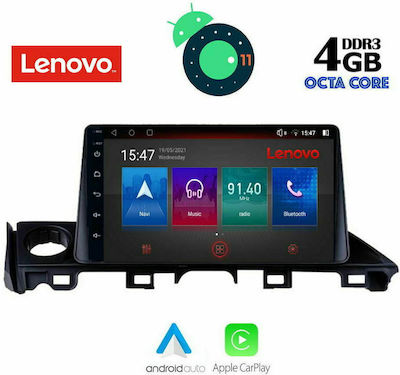 Lenovo Car-Audiosystem für Mazda 6 2017-2020 (Bluetooth/USB/AUX/WiFi/GPS/Apple-Carplay) mit Touchscreen 9"
