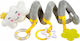 Спирала Играчка За люлка и количка с гризалка Cloud за 0++ Месеца 6PEL235