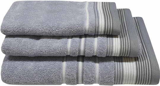 Le Blanc Pânză de față Satin Stripe 50x90cm. Levanda Greutate 450gr/m²