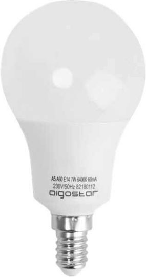 Aigostar LED Bulb 9W for Socket E14 and Shape A60 Warm White 720lm