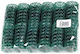 Niobe Professional 362 Lockenwickler Drahtgitter-Roller 30mm in Grün Farbe 12Stück