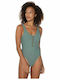 Protest One-Piece Swimsuit Khaki