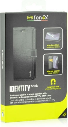Fonex Identity Book Piele Artificială Negru