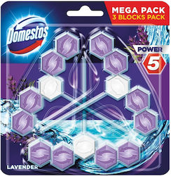 Domestos Power 5 Block Λεκάνης με Άρωμα Lavender 3x55gr Domestos Power 5 Block Λεκάνης με Άρωμα Lavender 3x55gr