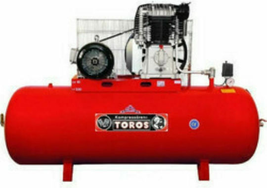 Toros BK114-500-5.5 (ΥΔ) Трифазен Въздушен компресор с Мощност 5.5к.с и Резервоар 500лт 602066