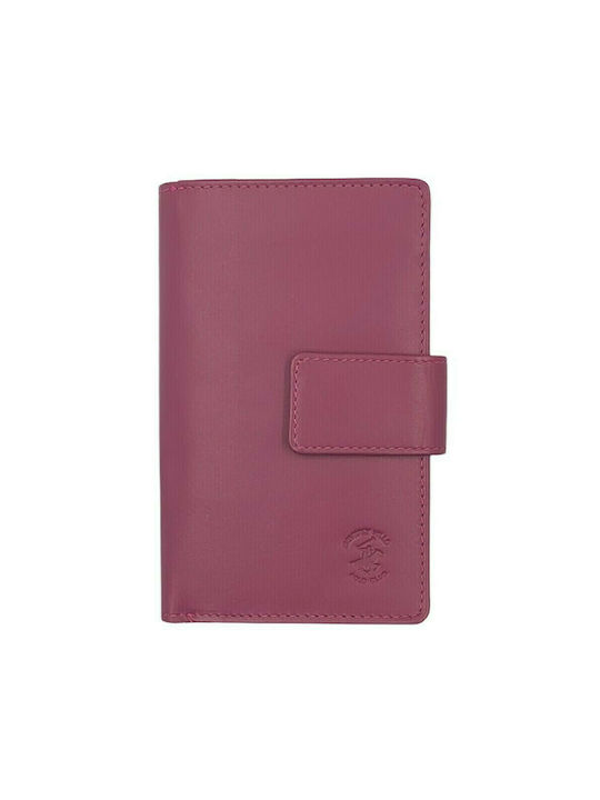Beverly Hills Polo Club Small Leather Women's Wallet Fuchsia