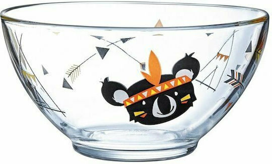 Luminarc Kotipi Serving Bowl Round Glass Transparent with Diameter 13cm