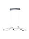 Trio Lighting Perugia Pendant Light LED Rail Silver