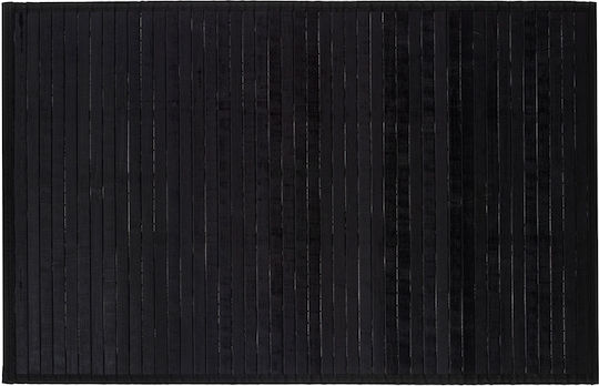 5Five Badematte Hölzernes Rechteckig F-V 131569A Black 50x80cm
