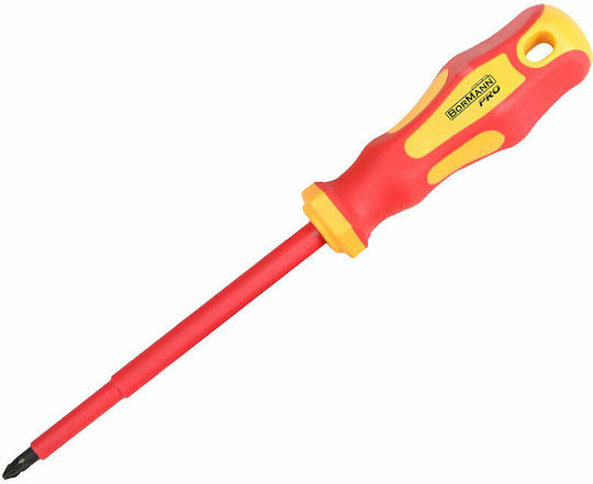 Bormann Pro BHT7096 Magnetic Electrician VDE 1000V Screwdriver Cross with Length 100mm