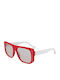 Liu Jo Women's Sunglasses with Pink Plastic Frame and Gray Lens