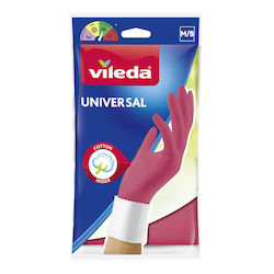 Vileda Oven Gloves Universal Plastic Medium Pink 1pcs