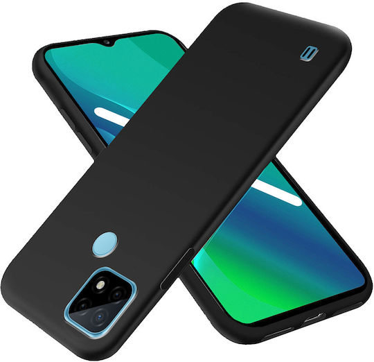 Tech-Protect Back Cover Σιλικόνης Μαύρο (Realme C21Y / C25Y)