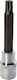 Long Walnut with Torx Head and Socket 1/2'' Size T50x100mm 1pcs