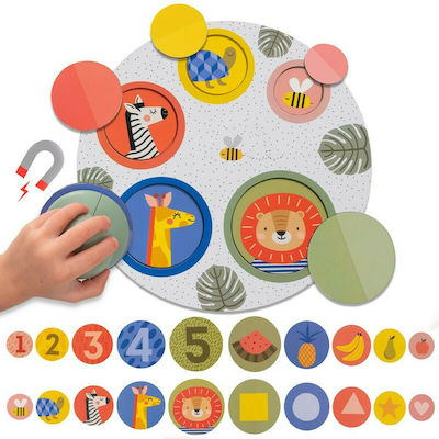 Taf Toys Joc de construcție magnetic Peek A Boo pentru copii de 1.5++ ani