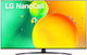 LG Smart Τηλεόραση 55" 4K UHD LED 55NANO766QA HDR (2022)