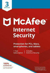 McAfee Internet Security 2022 για 3 Συσκευές και 1 Έτος Χρήσης (Ηλεκτρονική Άδεια) McAfee Internet Security 2022 για 3 Συσκευές και 1 Έτος Χρήσης (Ηλεκτρονική Άδεια)