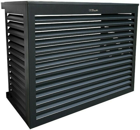 Decoclim Decoclim 95x100x51-61cm Abdeckung der Außeneinheit Holzkohle Misc Air Conditioner Parts