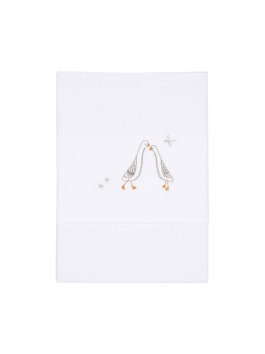 Little Dutch Little Goose Baby Sheet Cradle Cot...