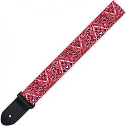 Perri's 6537 Red Bandana Guitar Strap
