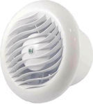 NX349 Wall-mounted Ventilator Bathroom 120mm White