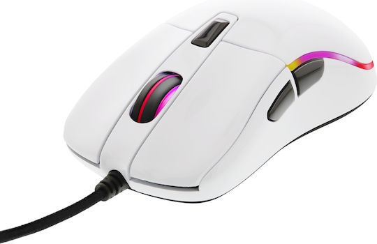 Deltaco GAM-085 RGB Gaming Gaming Maus 5000 DPI Weiß