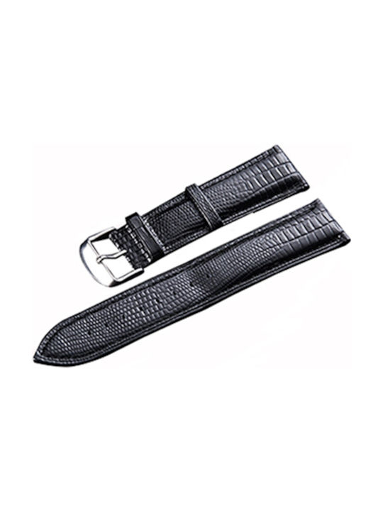 Leather Strap Black 24mm