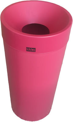 Viomes Recycling Plastic Waste Bin 36lt Pink