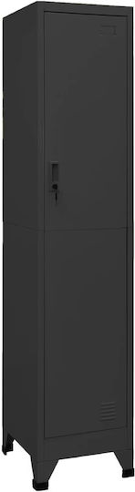 Locker Metal Charcoal 38x45x180cm