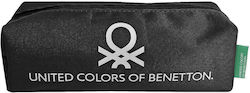 Benetton Κασετίνα Βαρελάκι Μαύρη