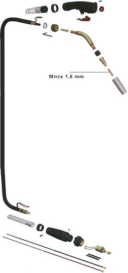 Unimac Torță de sudură Maxi 350 1.6mm 1buc 46023