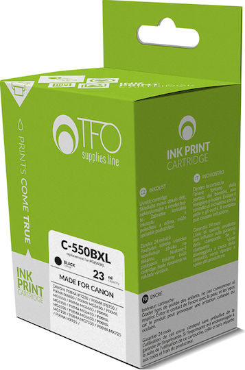 TFO Συμβατό Μελάνι Εκτυπωτή InkJet Canon PGI-550XL 23ml Μαύρο