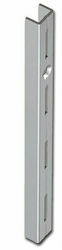 Element-System Rack Pillar with Single Support Hole Silver 150cm