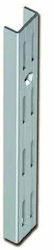 Element-System Rack Pillar with Double Support Holes Silver 100cm 2pcs