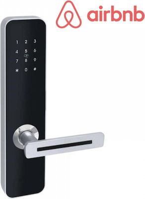 Electronic Lock in color Black with Connectivity Bluetooth