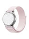 Nylon Velcro Strap Fabric Pearl Pink (Galaxy Watch 3 45mmHuawei Watch GT/GT Pro 2/3/4/5 / Ultimate 46mmAmazfit GTR 47mm)