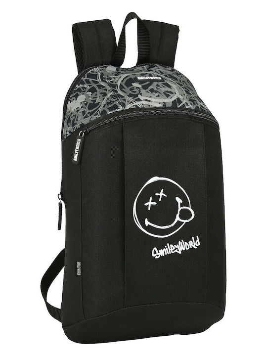 Smiley Smiley Urban Flow Schulranzen Rucksack Grundschule, Grundschule in Schwarz Farbe 10Es