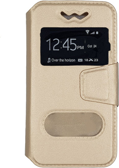 S-View Buchhülle bis 3.3" Gold