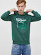 Sweatshirt with Hood Forest Green