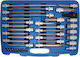 BGS Technic Καρυδάκια με Μύτες Ribe, Torx, Spline και Καρέ Υποδοχής 1/2'' Σετ 38τμχ