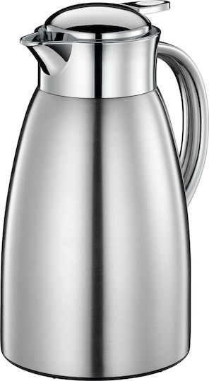 Cilio Triest Glass Thermos Bottle 1.5L Silver