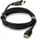 QED Cable HDMI male - HDMI male 3m Black