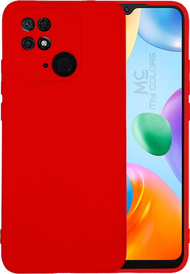 Sonique Back Cover Σιλικόνης Κόκκινο (Redmi 10C)