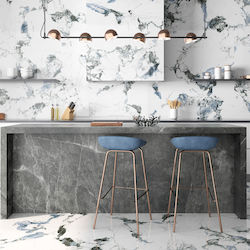 Ravenna Oyama Blue Super Pulido Rectified Floor / Wall Interior Gloss Porcelain Tile 120x60cm Blue