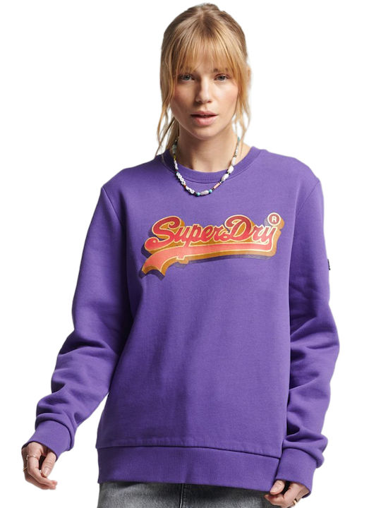 Superdry Women's Sweatshirt Purple