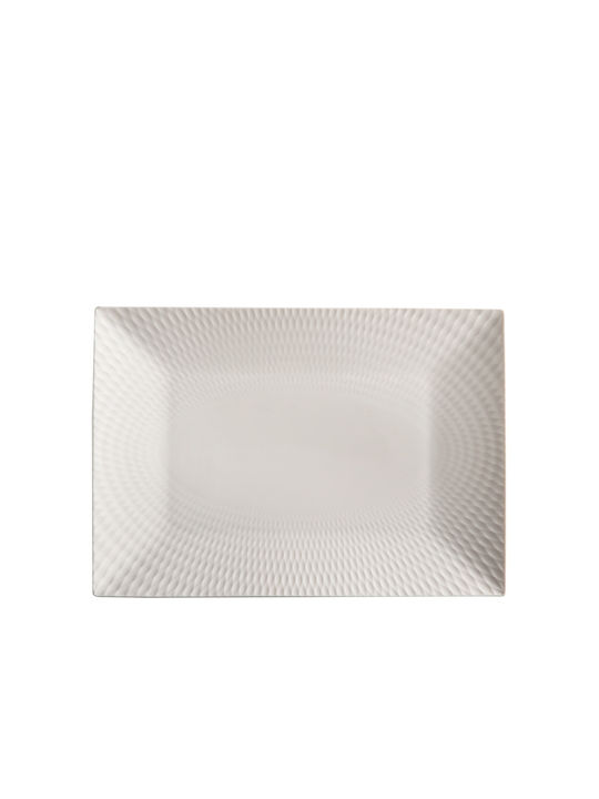 Maxwell & Williams Diamonds Serving Platter Rectangular made of Porcelain White 25x18cm