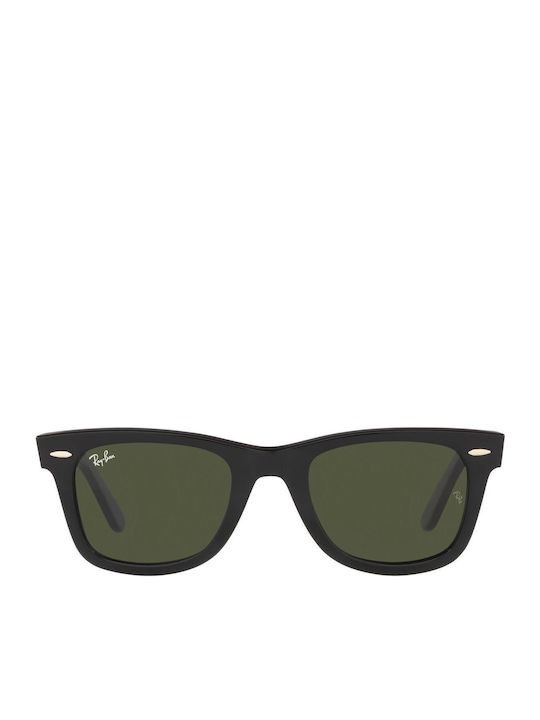 Ray Ban Wayfarer Unisex Sunglasses with Brown T...