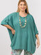 Summer Tunic Short Sleeve Pink