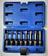 Дълги Битови ключове Air с Ален и Квадратно Гнездо 1/2'' Комплект 8бр